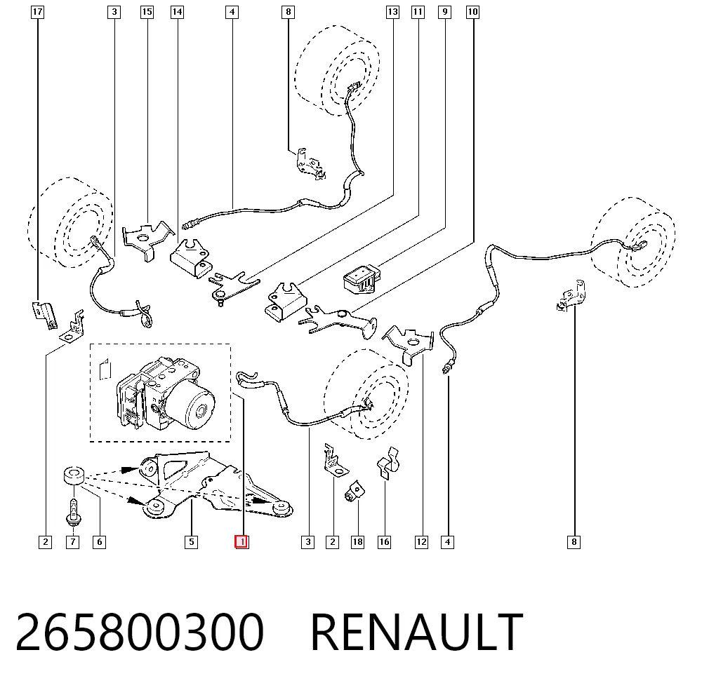 Módulo hidráulico ABS Bosch 0265232068