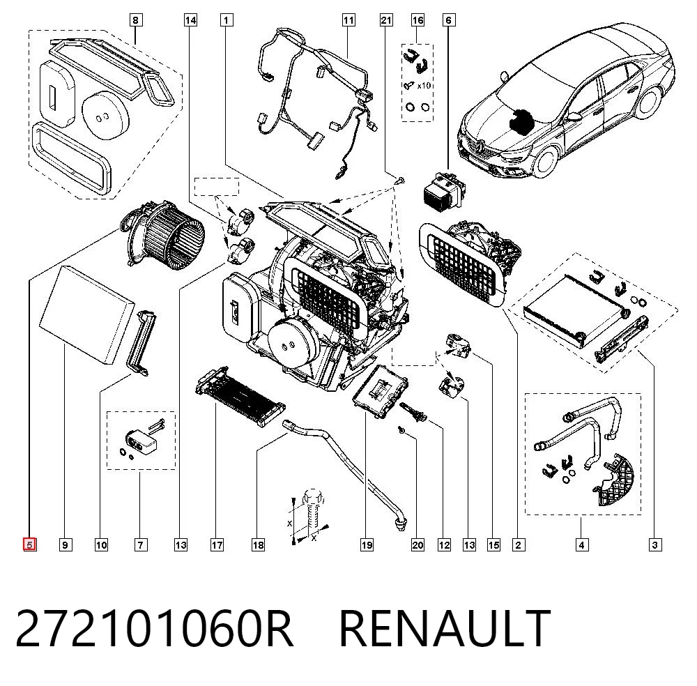 Ventilador de calefacción Renault Megane IV desde 94,08 €
