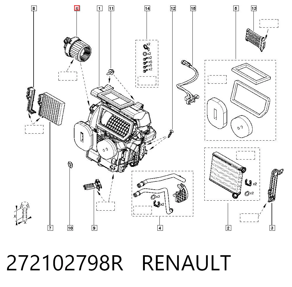 Precio del repuesto Ventilador interior LOGAN II sedán