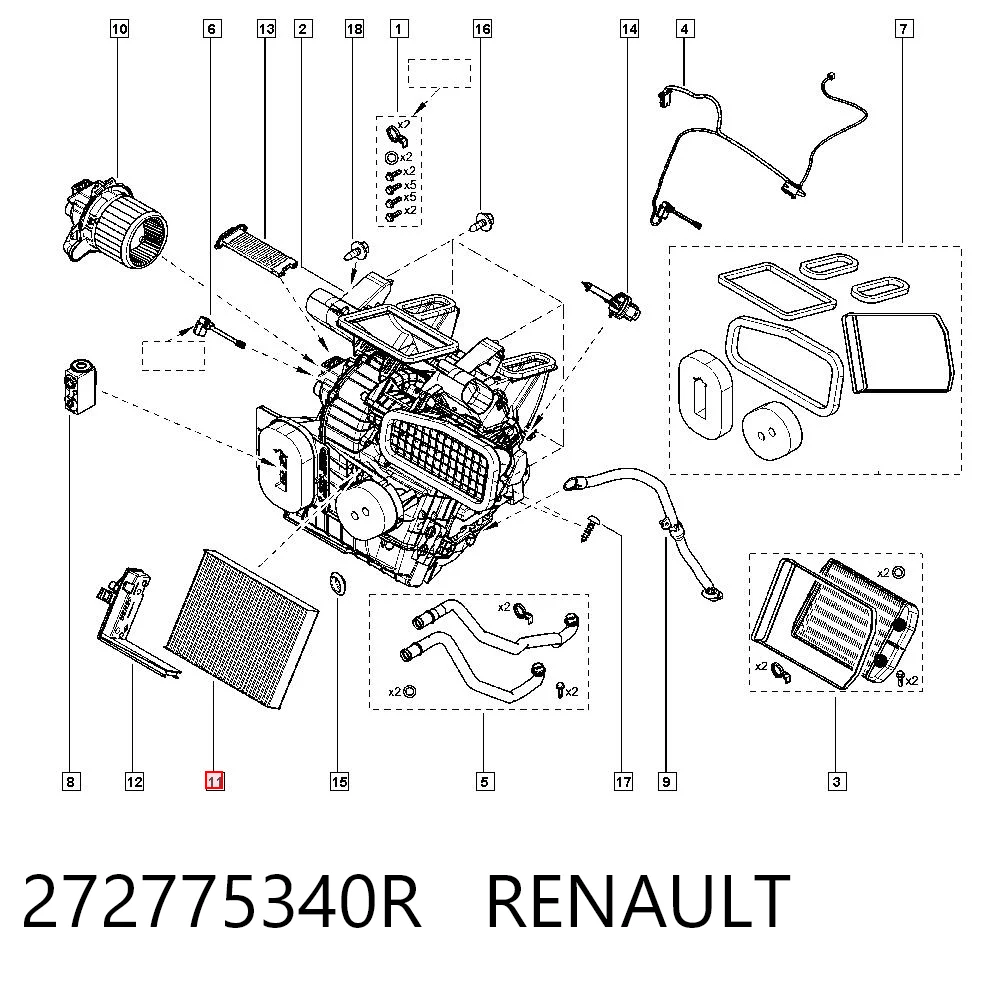Comprar Filtro de habitáculo Dacia Lodgy  JS a bajo precio