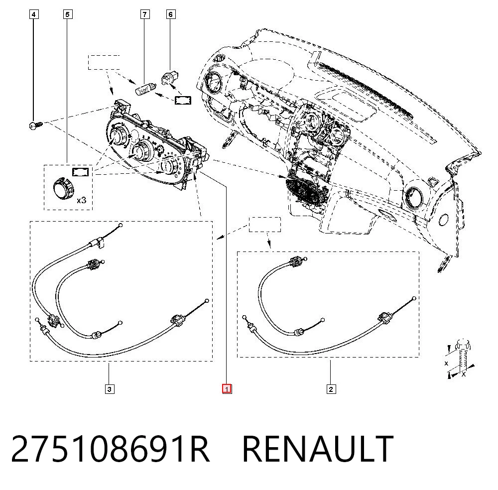 Unidad de control de la ventilación para Dacia Logan II L8_