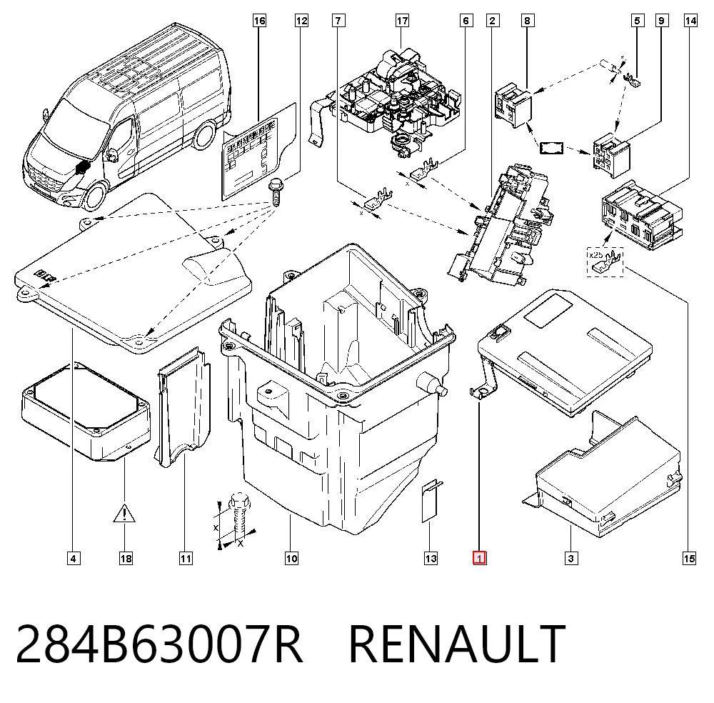 284B63007R RENAULT