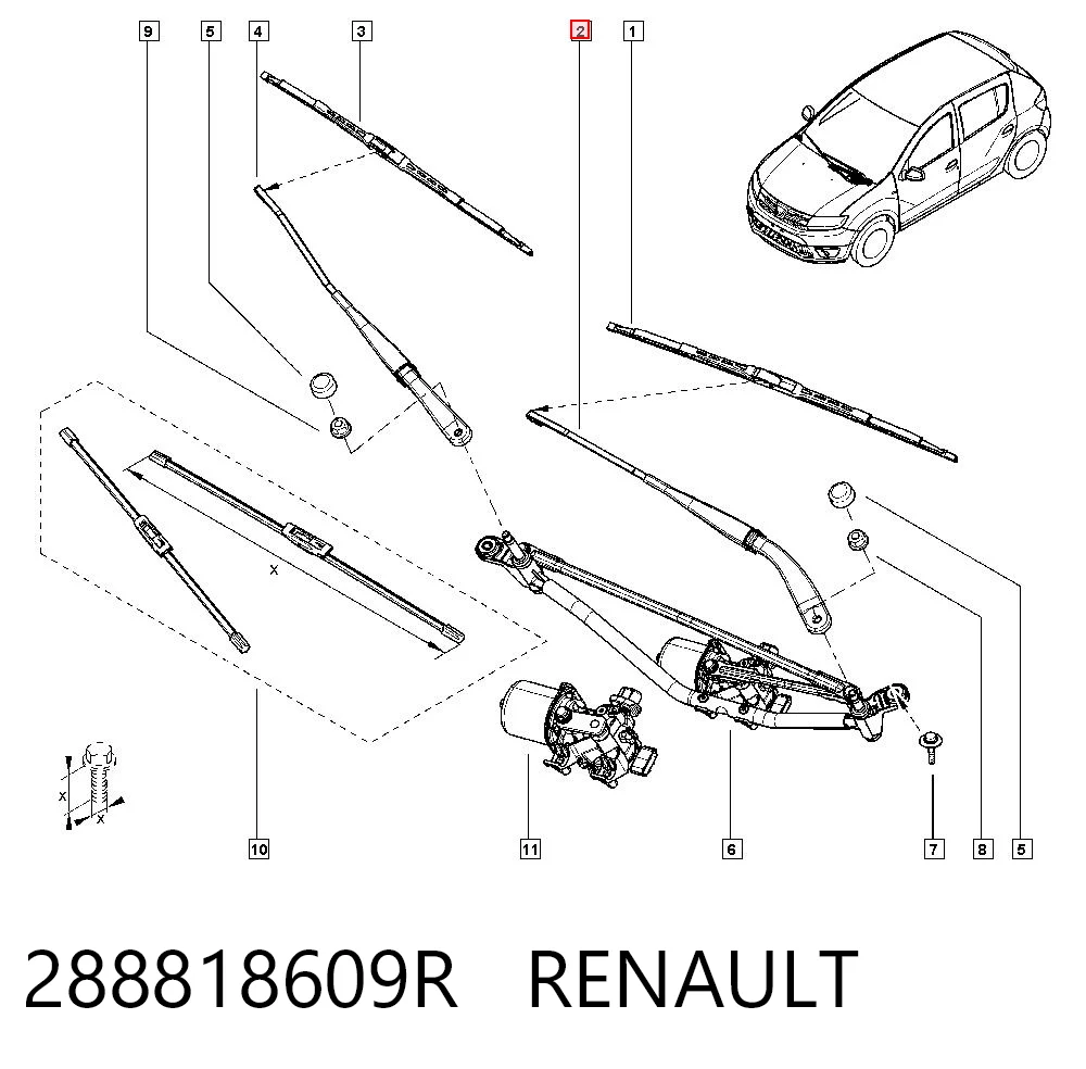 288818609R Renault (RVI)