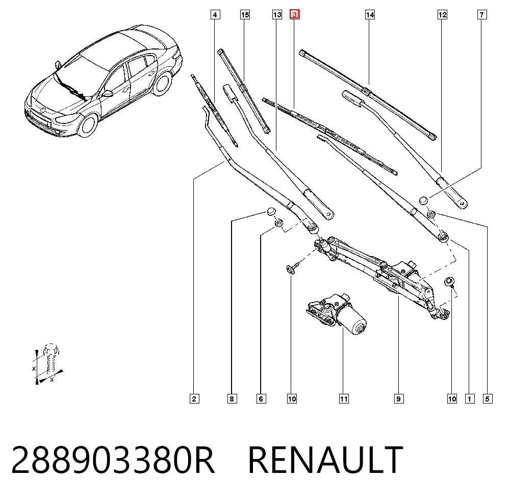 288903380R Renault (RVI)