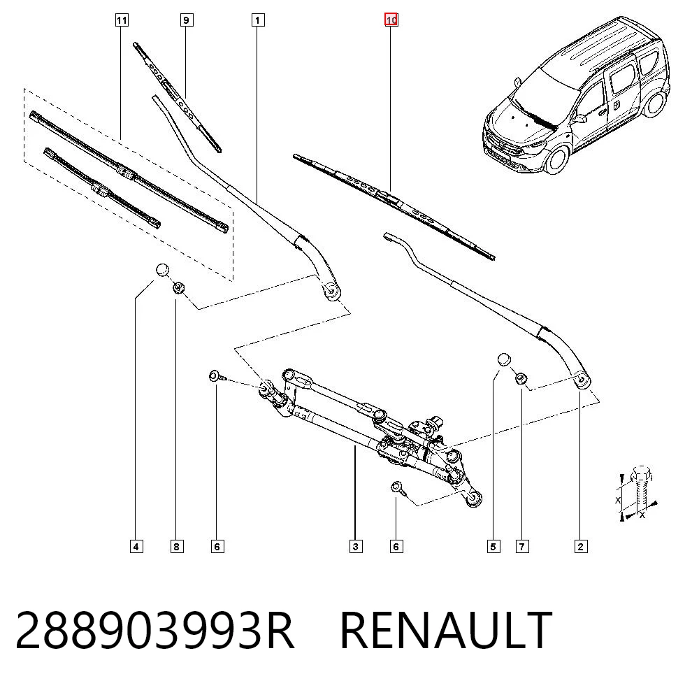 288903993R Renault (RVI)