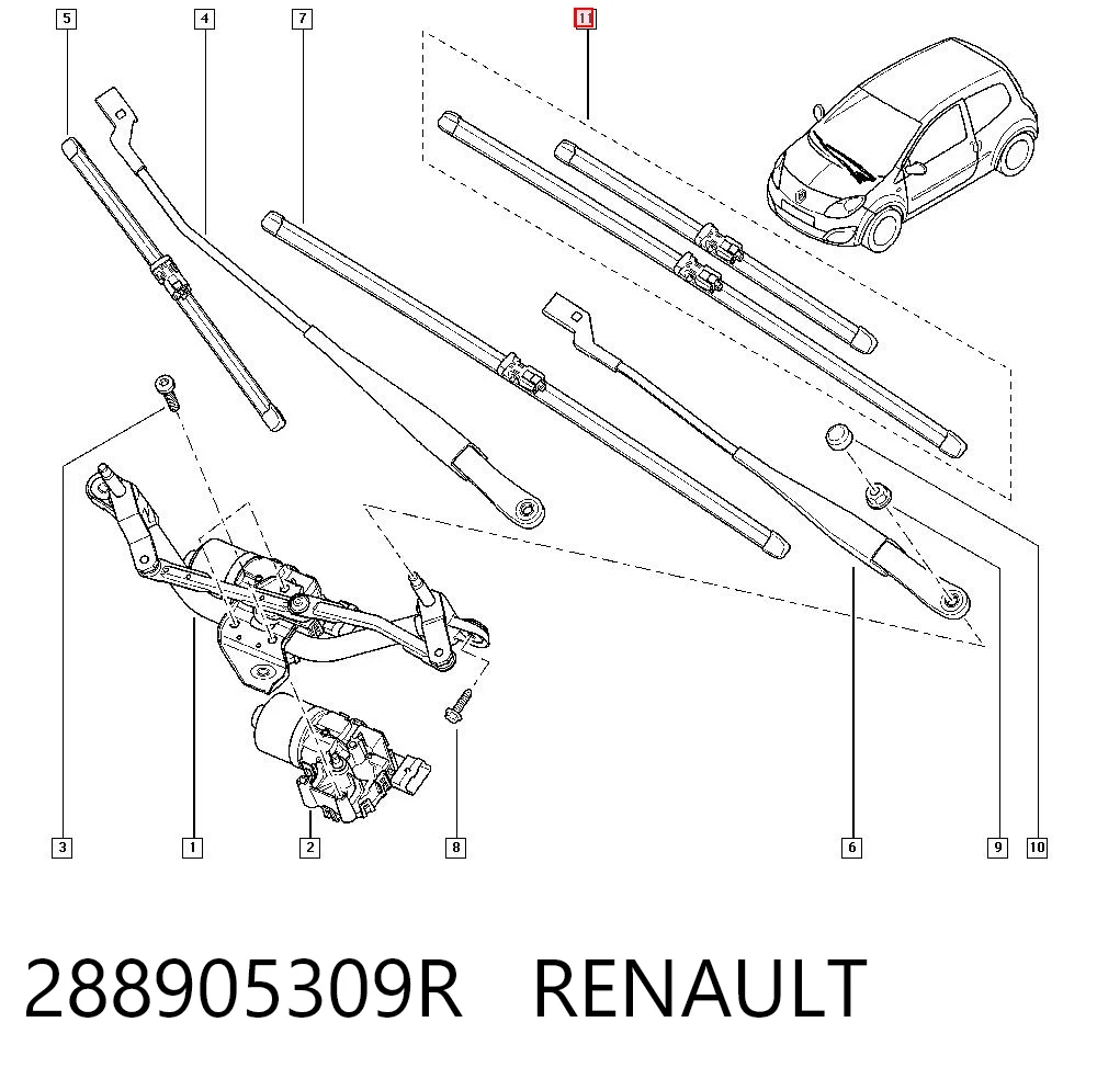 288905309R Renault (RVI)
