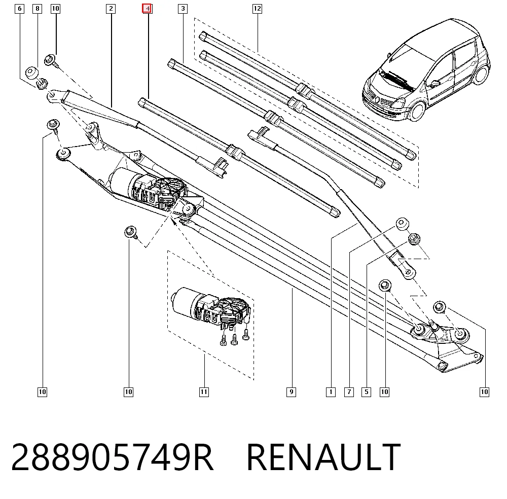 288905749R Renault (RVI)