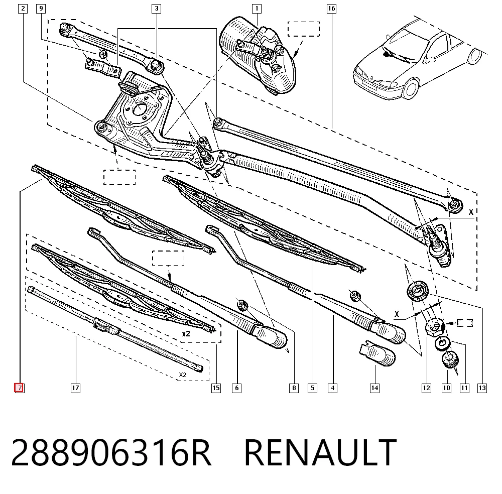 288906316R Renault (RVI)