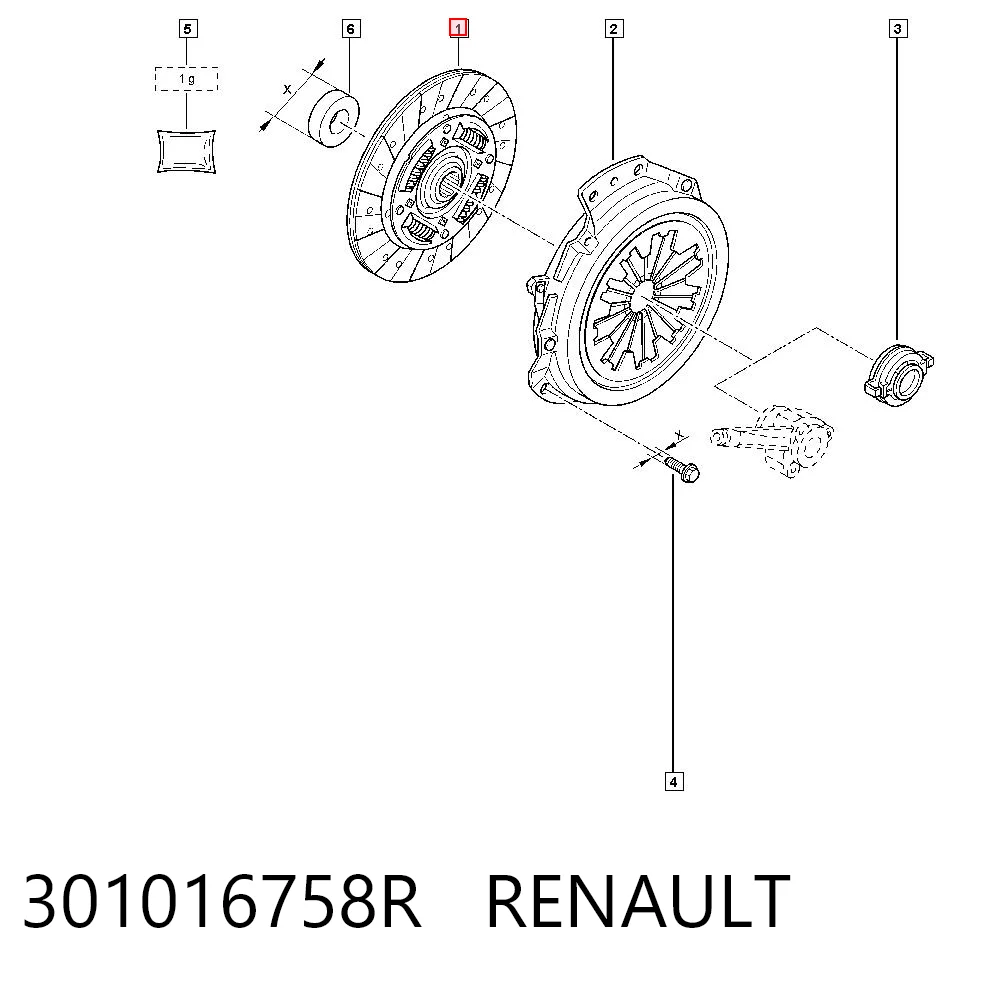  Disco de embrague Renault Laguna 2