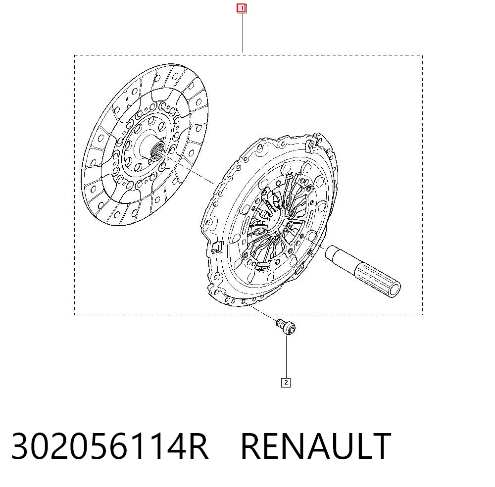 Kit completo de embrague Renault Master III (FV)