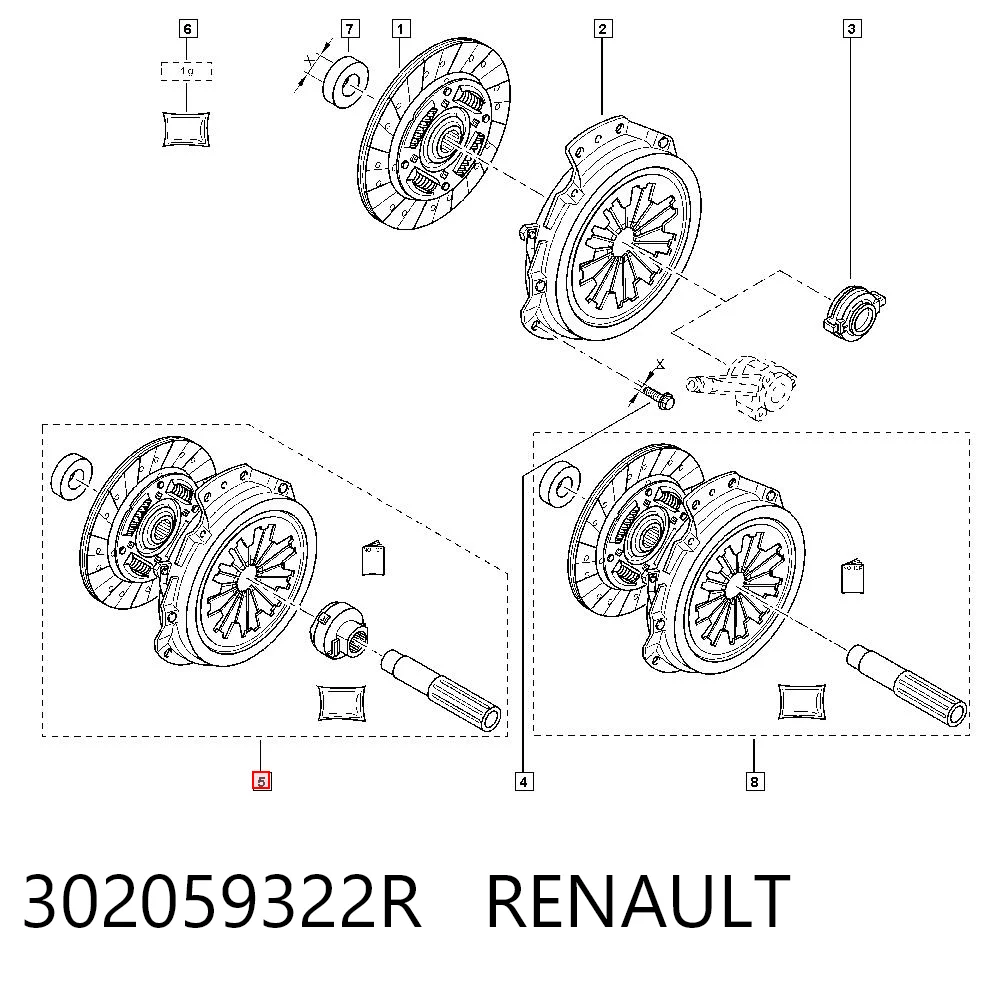 Mecanismo de embrague Renault Megane  desde 89,68 €