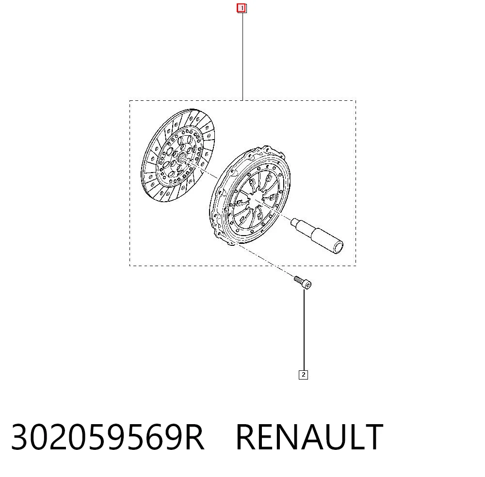 Kit completo de embrague Renault Clio IV (BH)