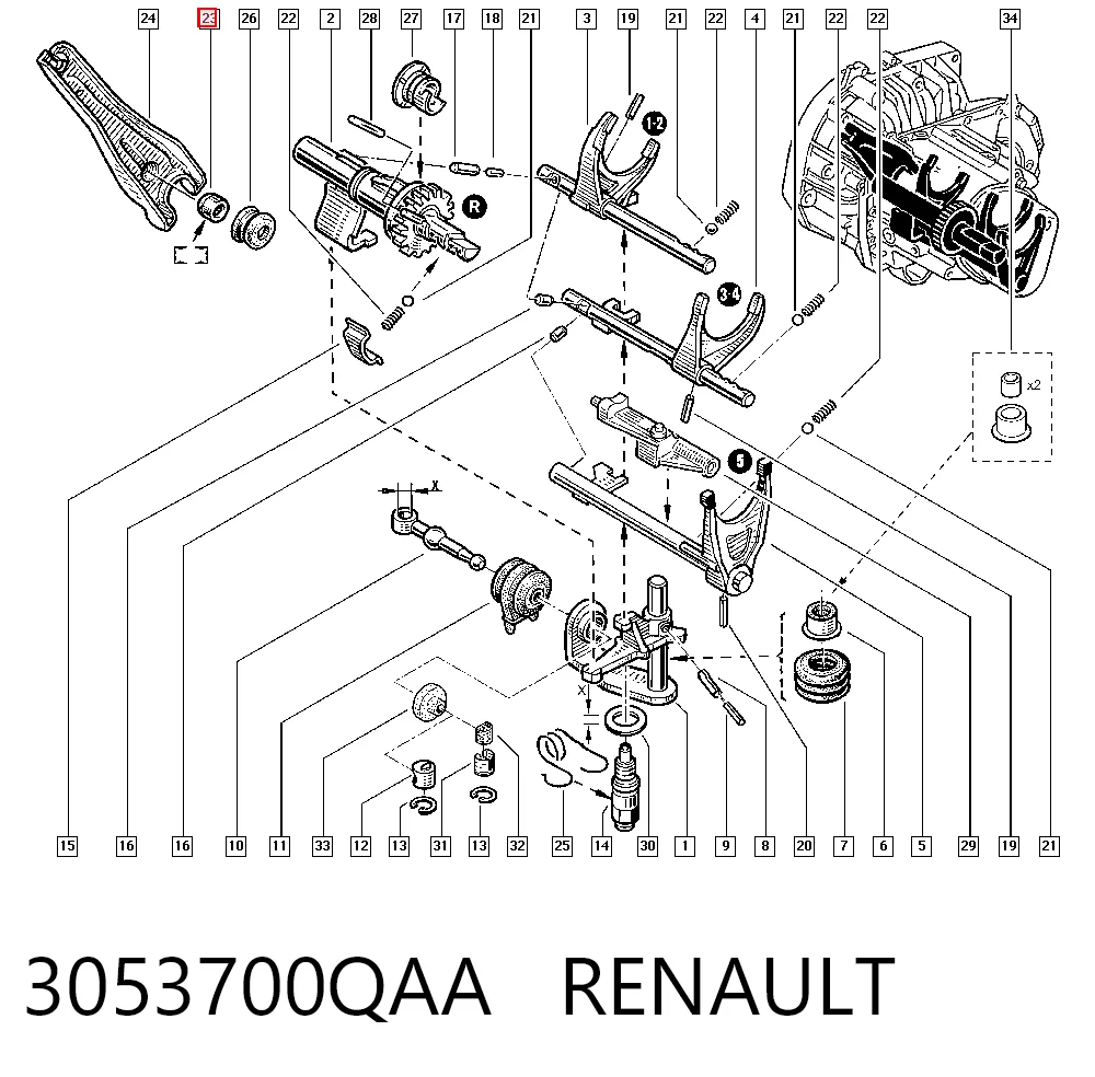 3053700QAA Renault (RVI)