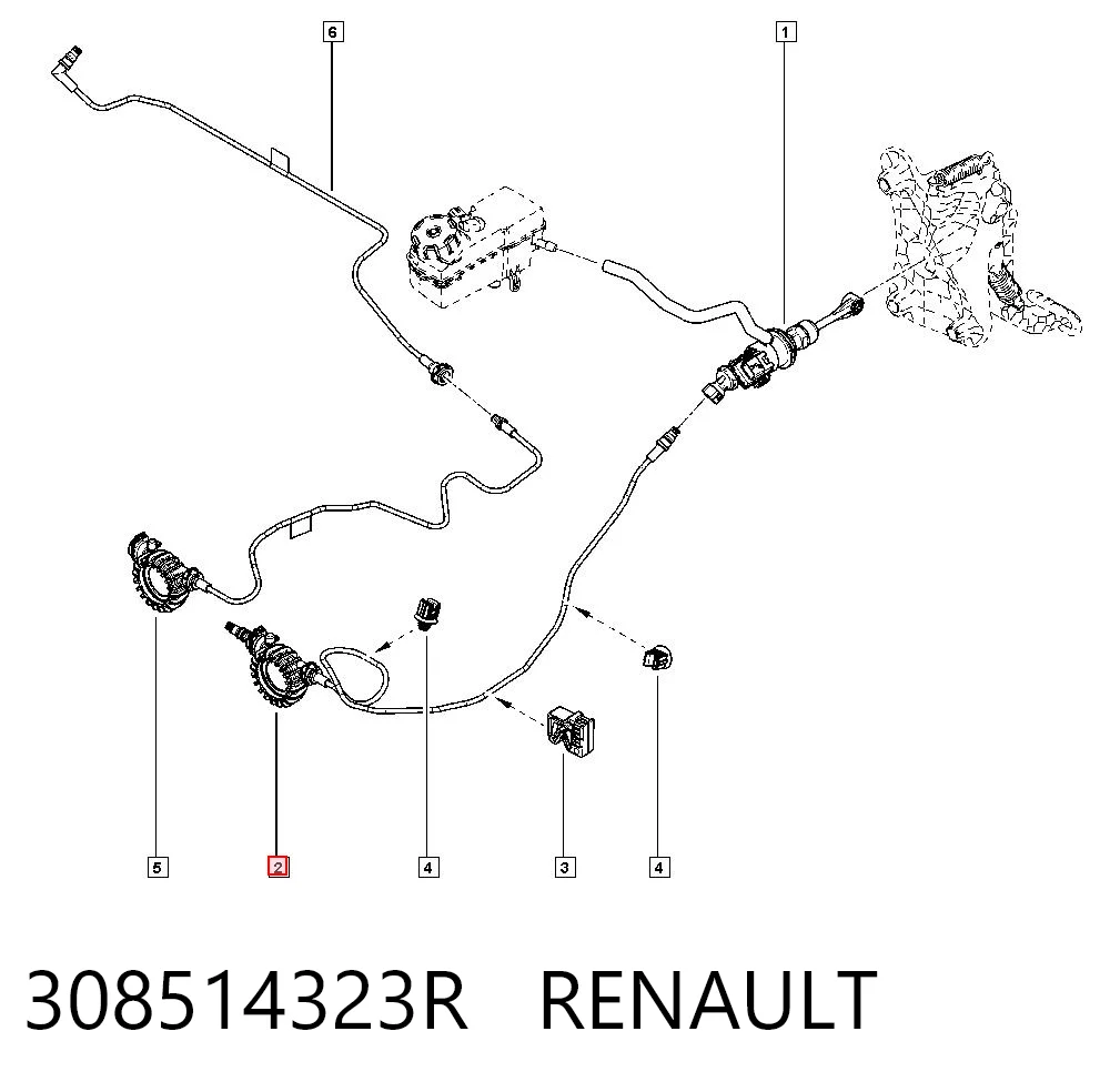 Comprar Manguera de embrague Renault DUSTER II HM a bajo precio
