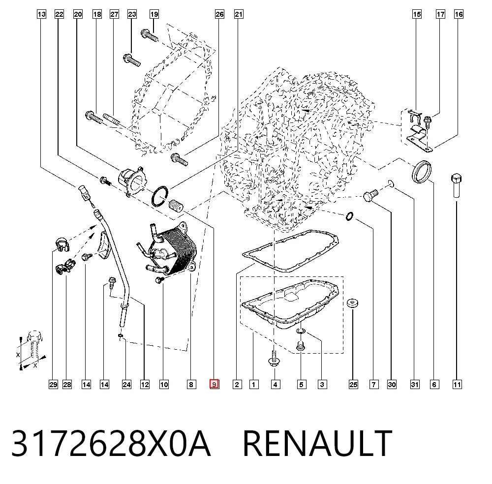 3172628X0A Renault (RVI)
