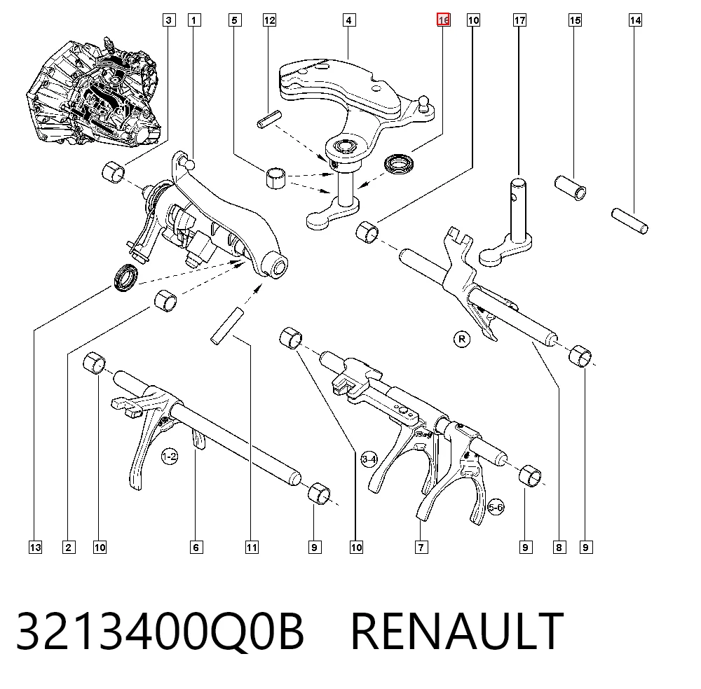 3213400Q0B Renault (RVI)