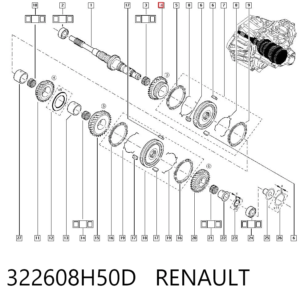 322608H50D RENAULT