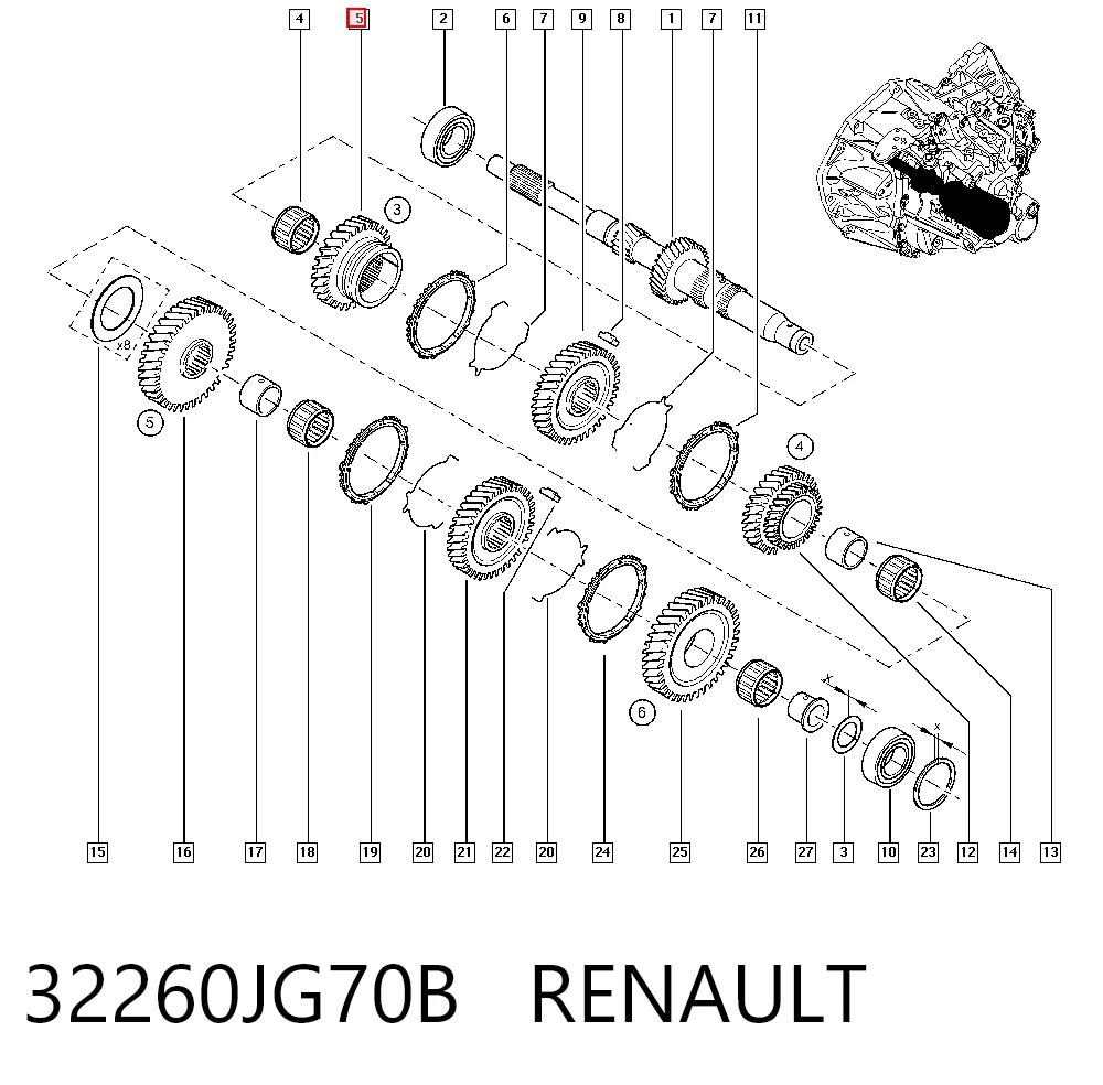 32260JG70B Renault (RVI)