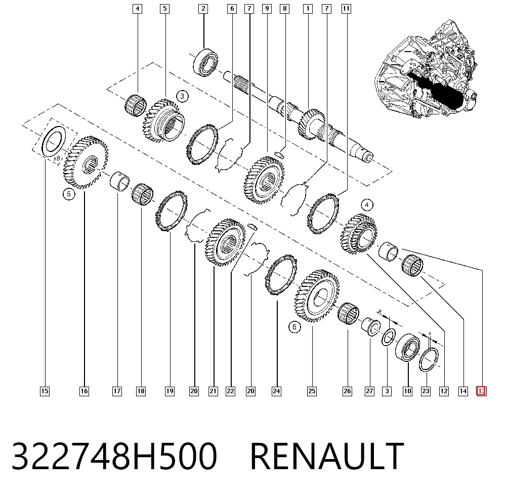 322748H500 Renault (RVI)