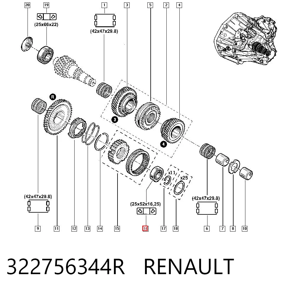 322756344R Renault (RVI)