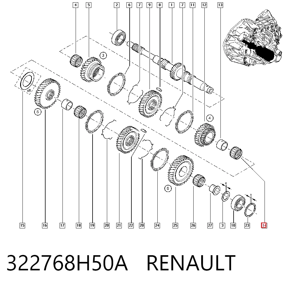 322768H50A Renault (RVI)