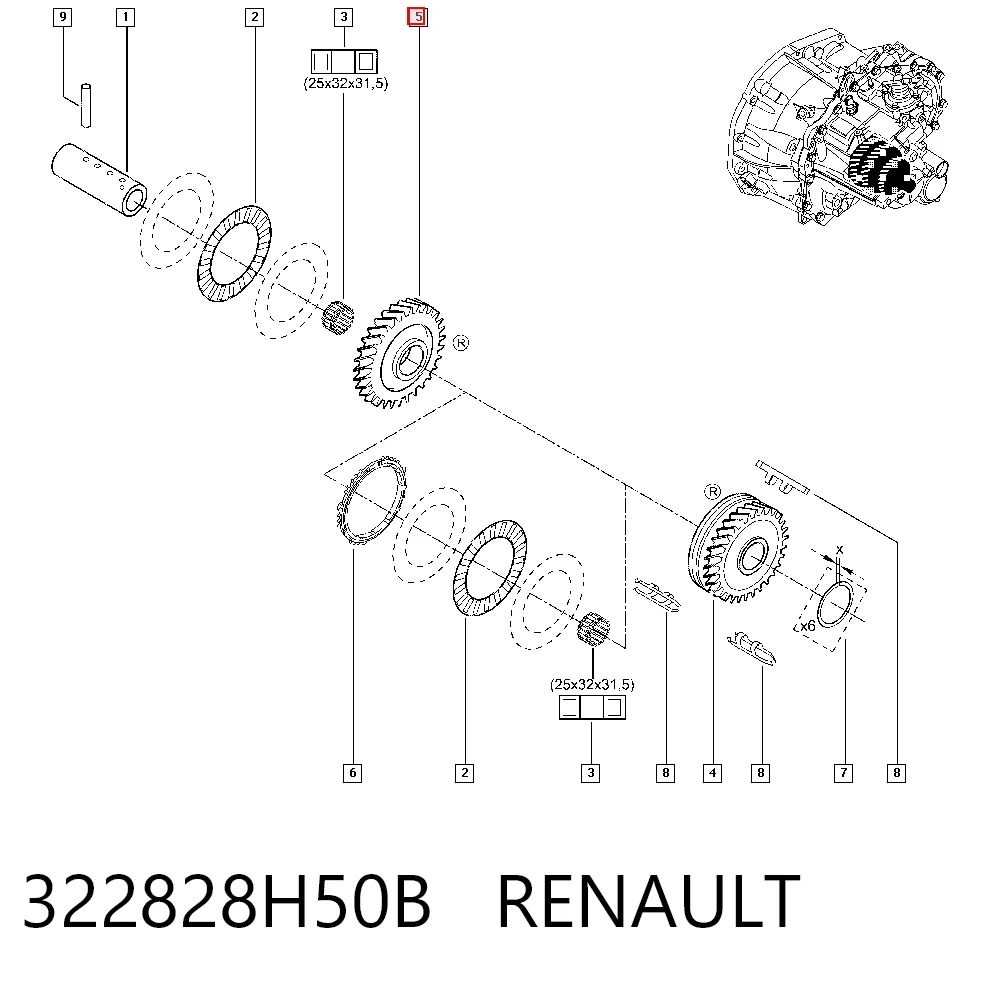 322828H50B Renault (RVI)