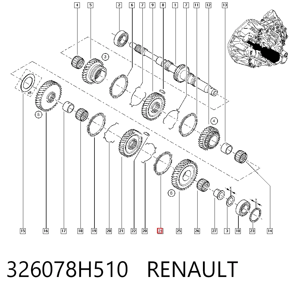 326078H510 Renault (RVI)