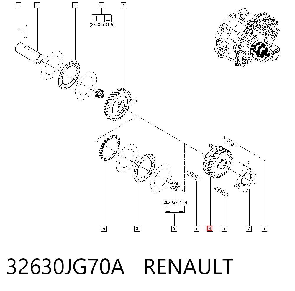 32630JG70A Renault (RVI)