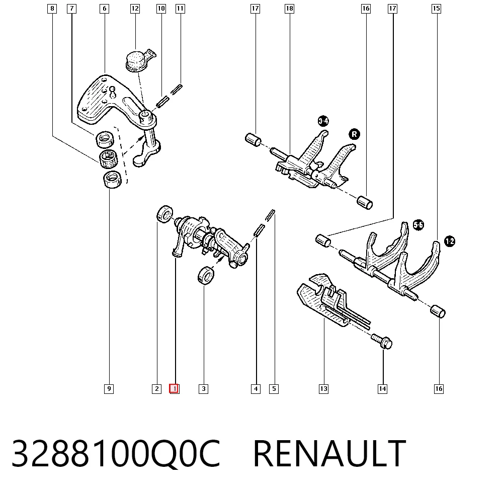3288100Q0C Renault (RVI)
