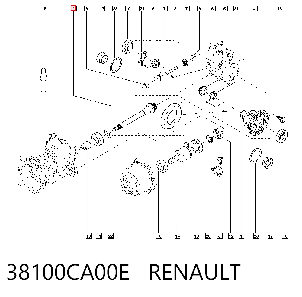 38100CA00E Renault (RVI)