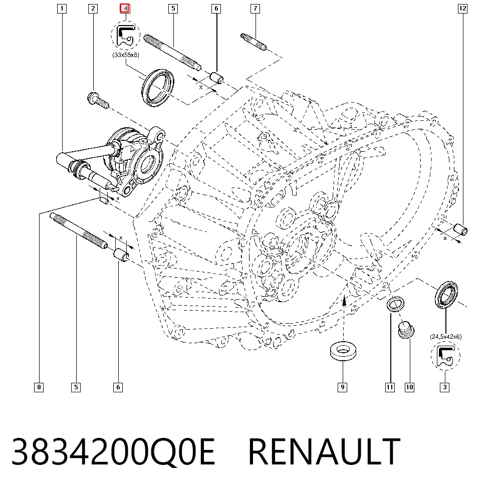 3834200Q0E Renault (RVI)