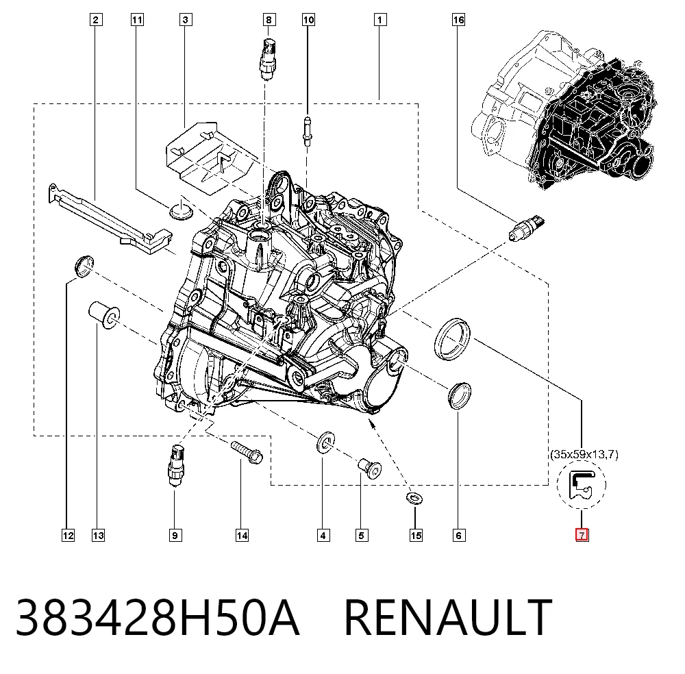 383428H50A Renault (RVI)