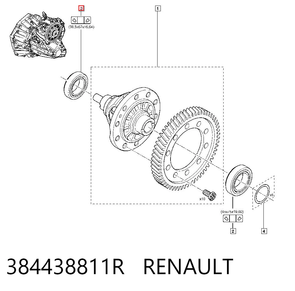 384438811R Renault (RVI)