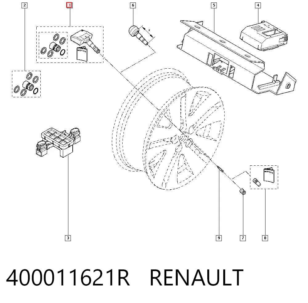 Control de presión de neumáticos para Fiat Ducato III (250)