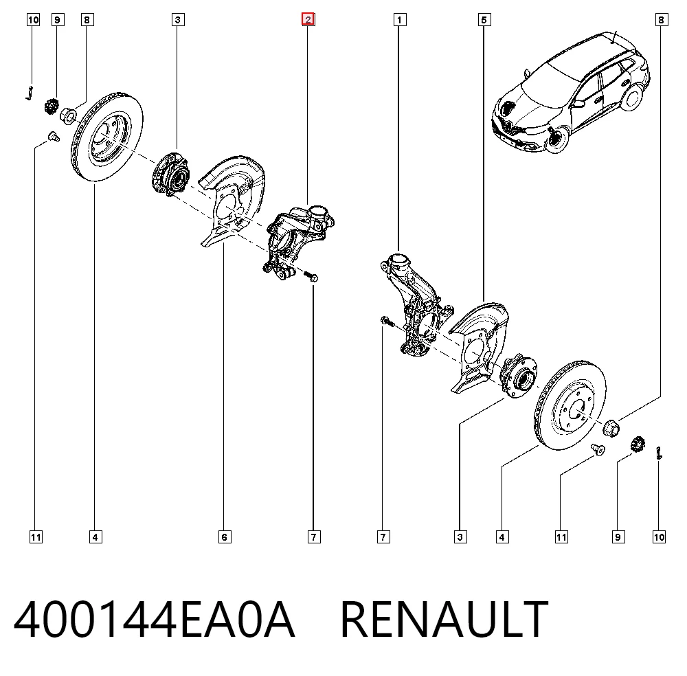 400144EA0A Renault (RVI)