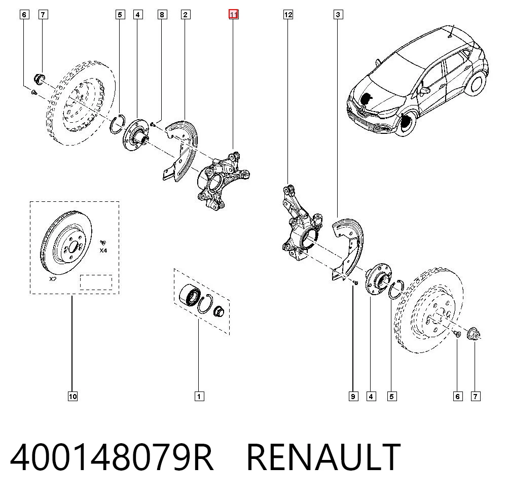 400148079R Renault (RVI)