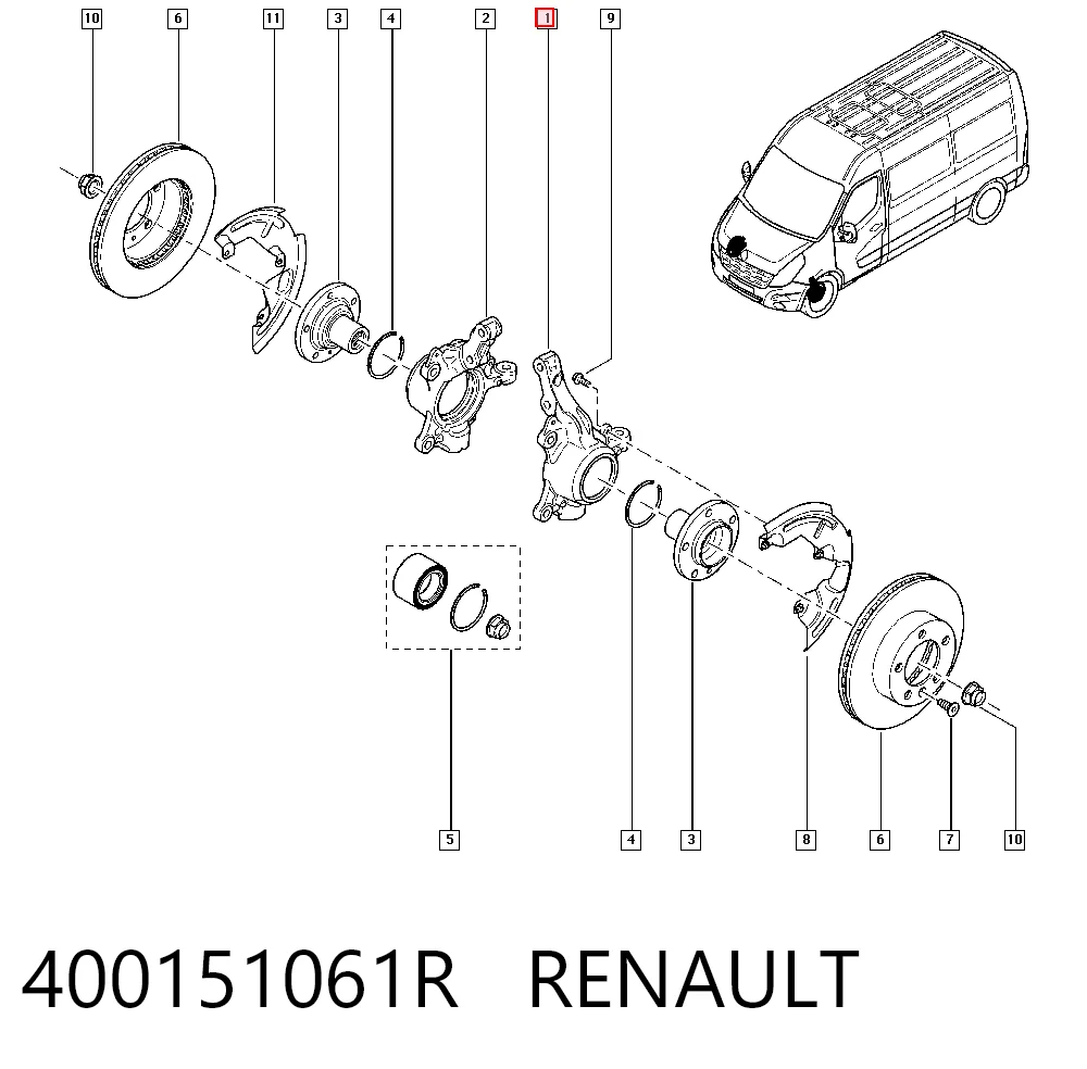 400151061R Renault (RVI)