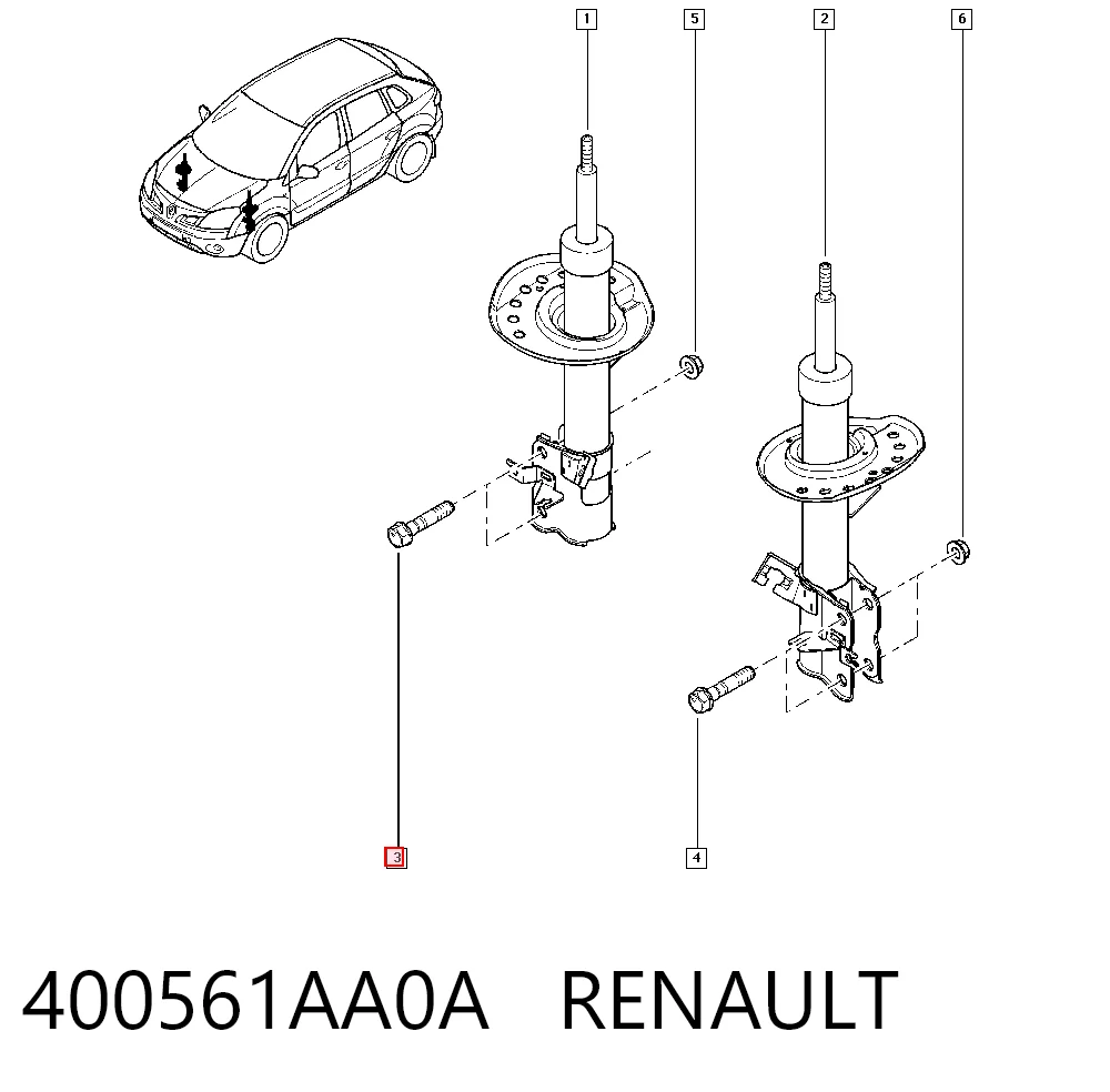 400561AA0A Renault (RVI)