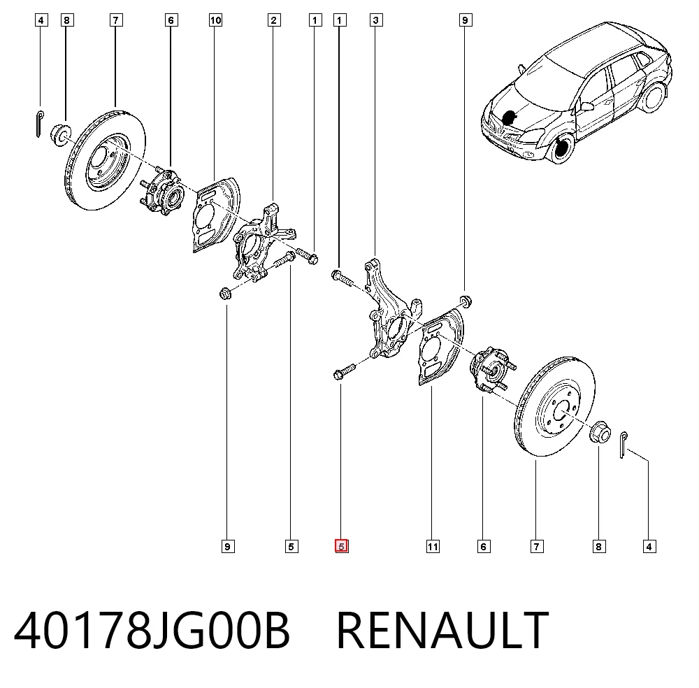 40178JG00B Renault (RVI)