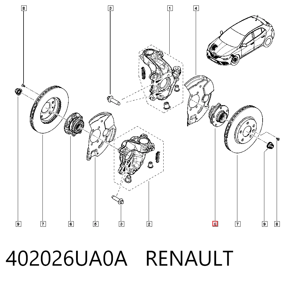402026UA0A Renault (RVI)