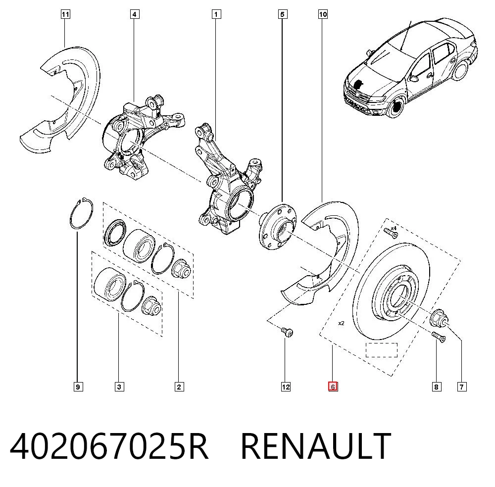 402067025R Renault (RVI)