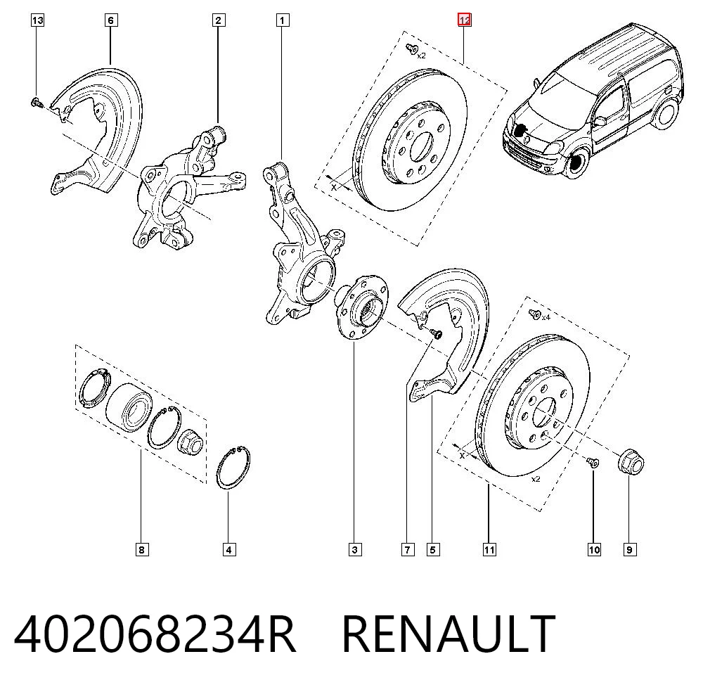 402068234R Renault (RVI)