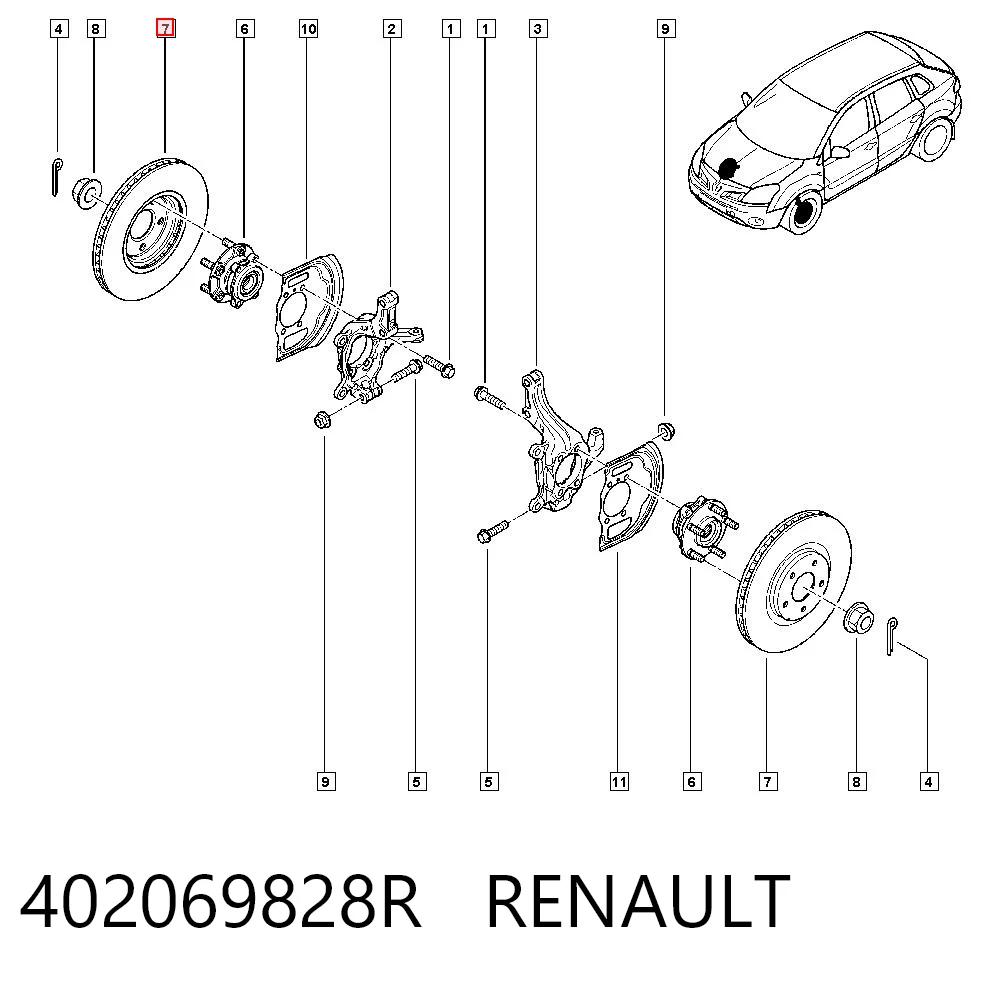 402069828R Renault (RVI)