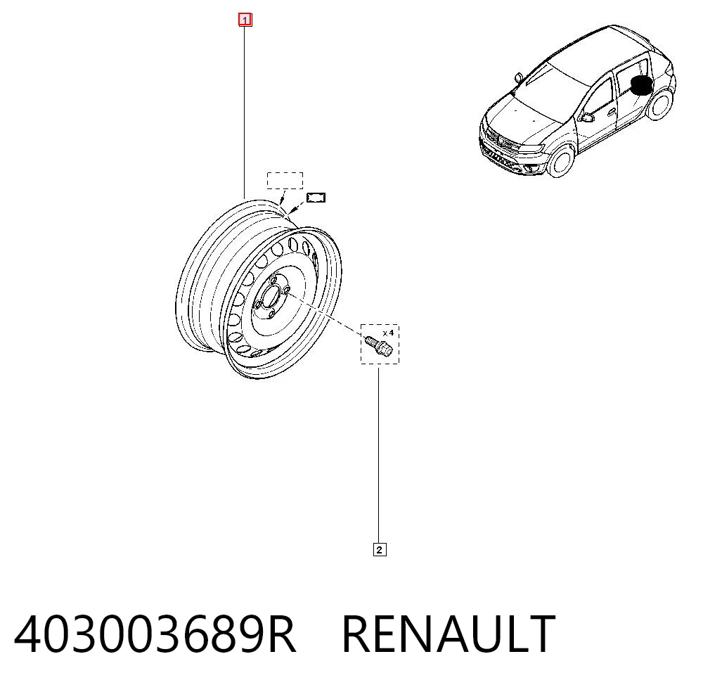 403003689R Renault (RVI)