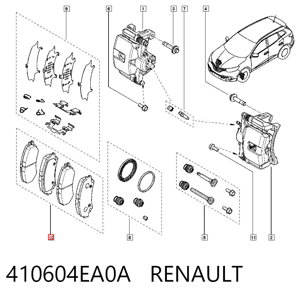 410604EA0A Renault (RVI)