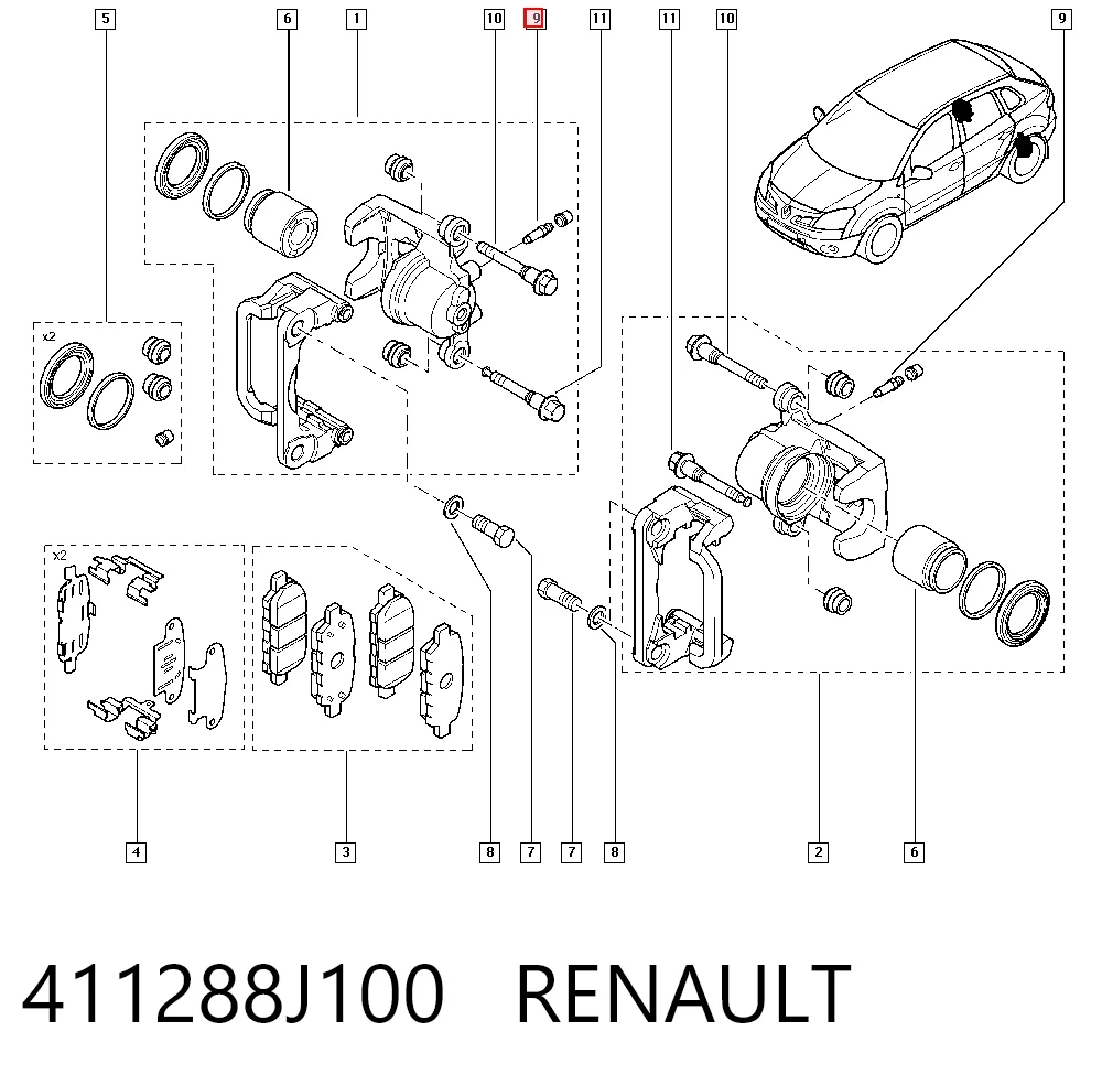 411288J100 Renault (RVI)