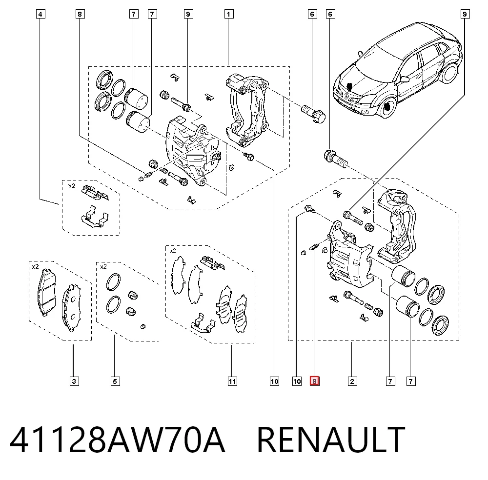 41128AW70A Renault (RVI)