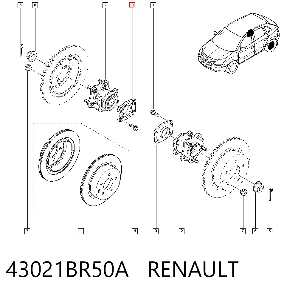 43021BR50A Renault (RVI)