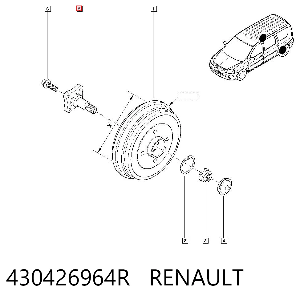 430426964R Renault (RVI)