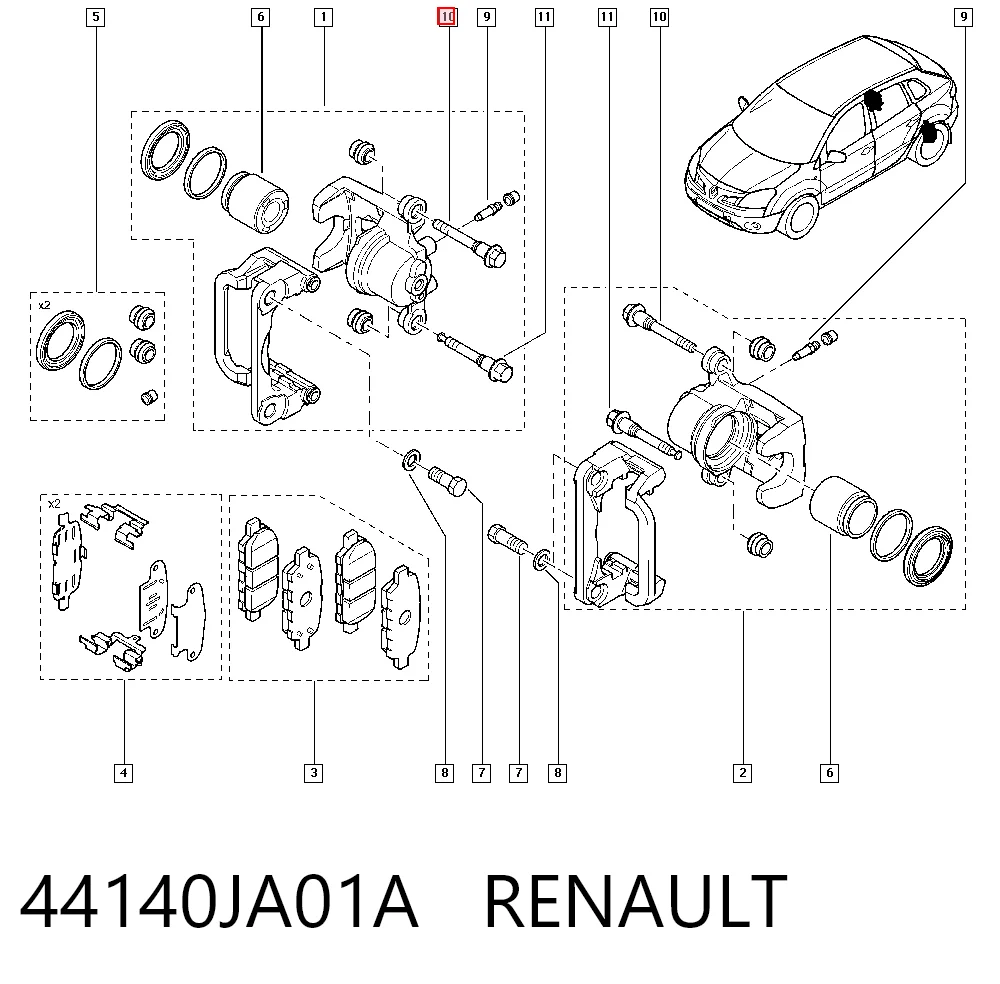 44140JA01A Renault (RVI)